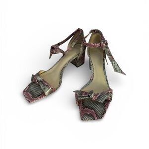 Birman Multicolor Snakeskin Heels